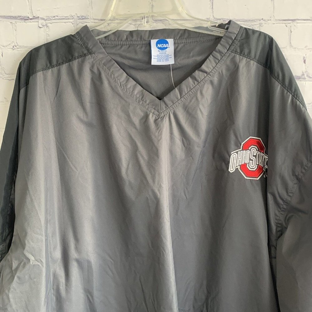 Ohio State Buckeyes Ncaa Pullover Jacket Size 2xl… - image 2